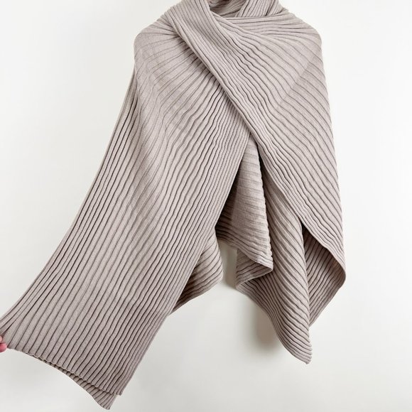 COS Ribbed Beige Wrap - Picture 7 of 9